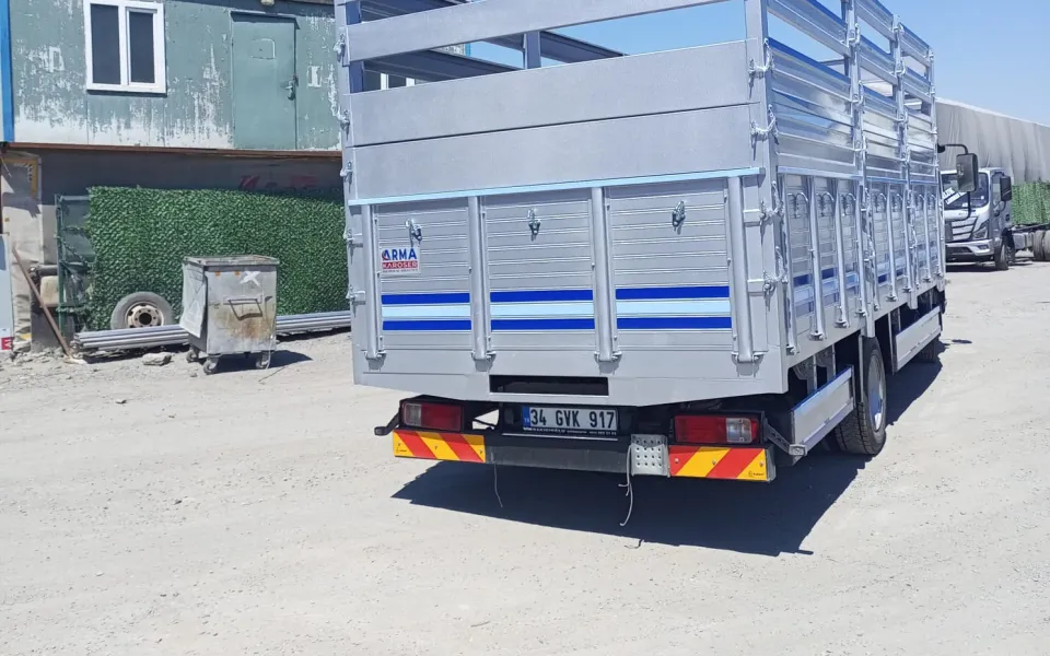 Yüksek Yan Panelli Açık Kamyon Kasası — uygulama fotoğrafı 5
